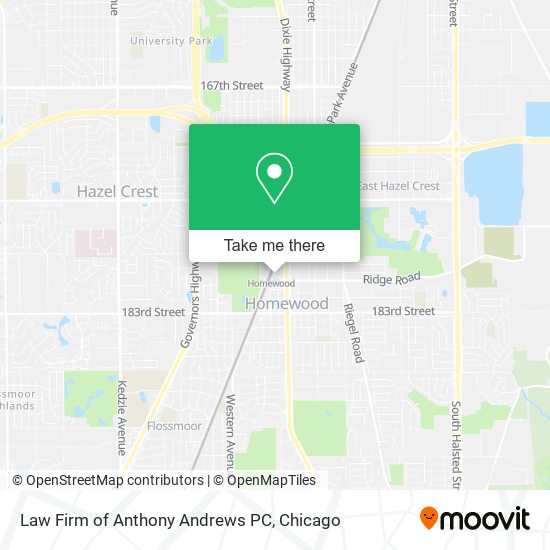 Law Firm of Anthony Andrews PC map