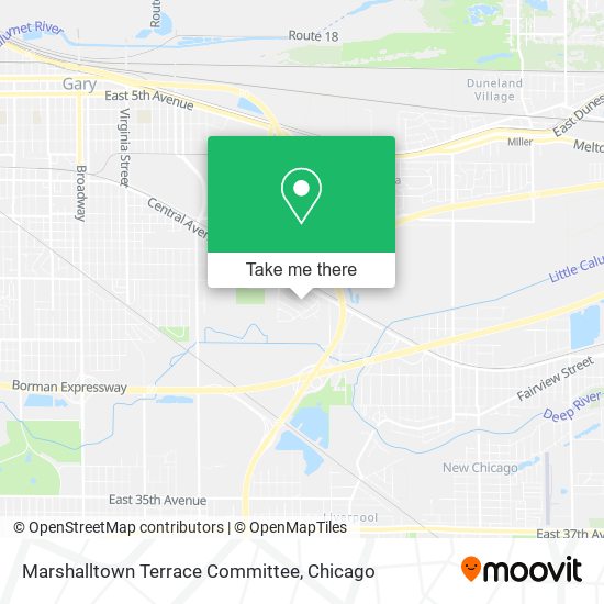 Marshalltown Terrace Committee map