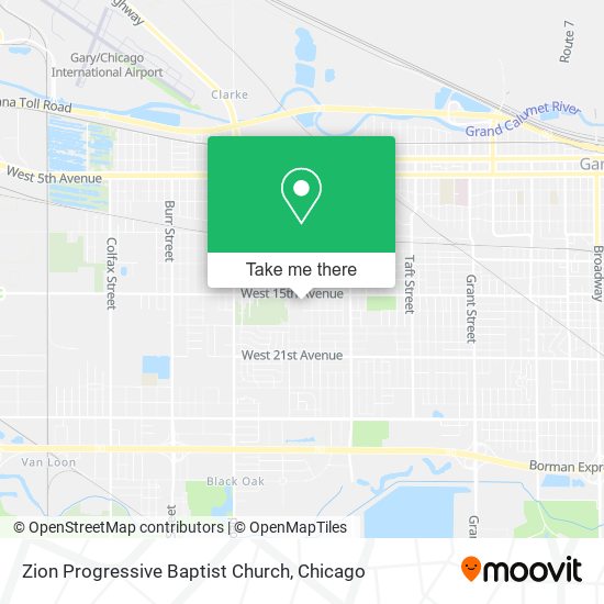 Zion Progressive Baptist Church map