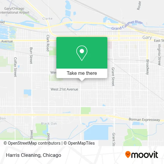 Harris Cleaning map