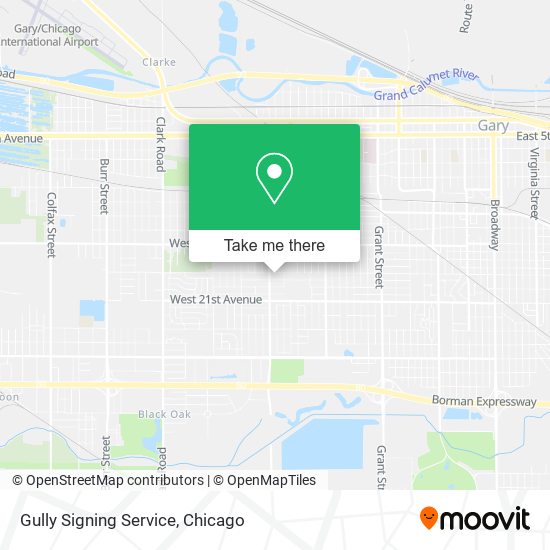 Gully Signing Service map