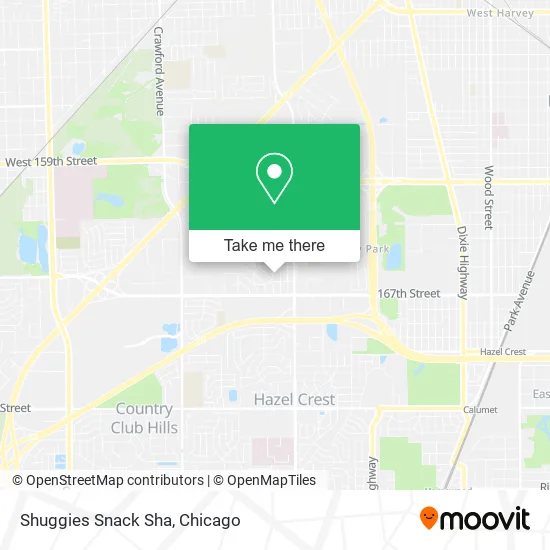 Shuggies Snack Sha map