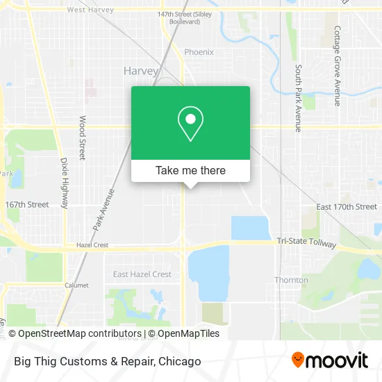 Big Thig Customs & Repair map