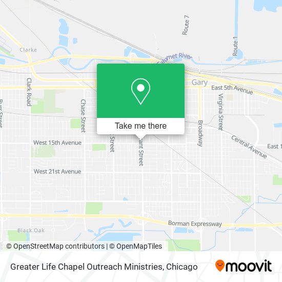 Greater Life Chapel Outreach Ministries map