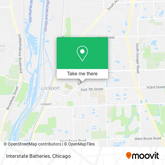 Interstate Batteries map