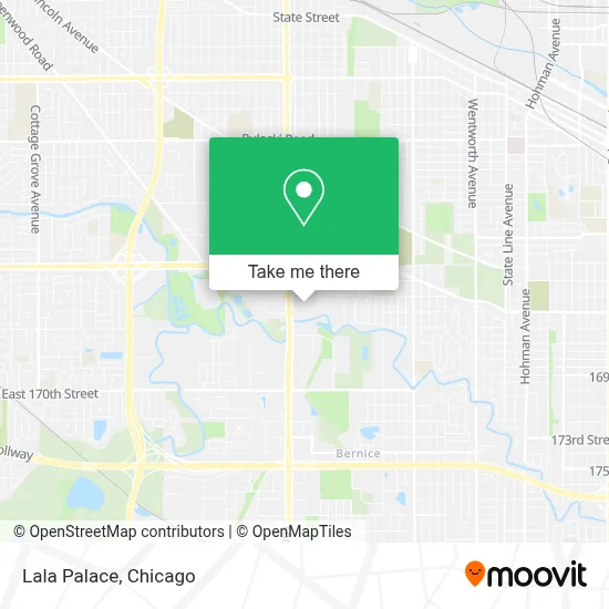 Lala Palace map