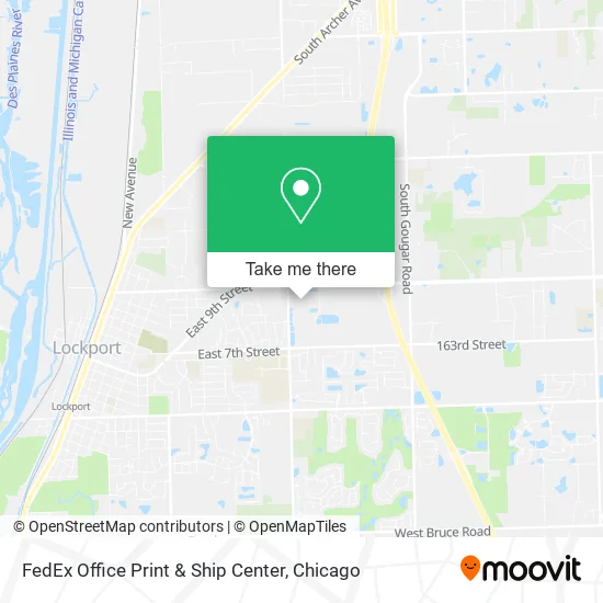 FedEx Office Print & Ship Center map