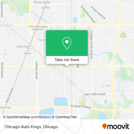 Chicago Auto Kings map