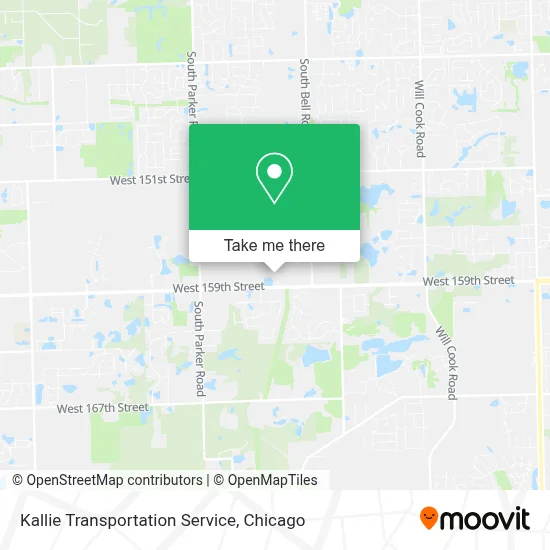Kallie Transportation Service map