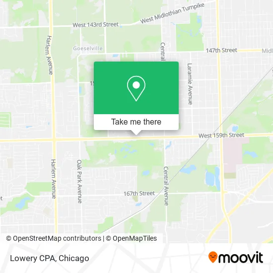 Lowery CPA map