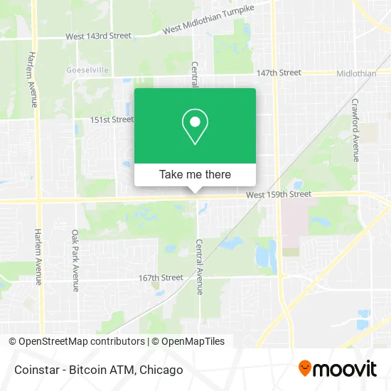 Coinstar - Bitcoin ATM map