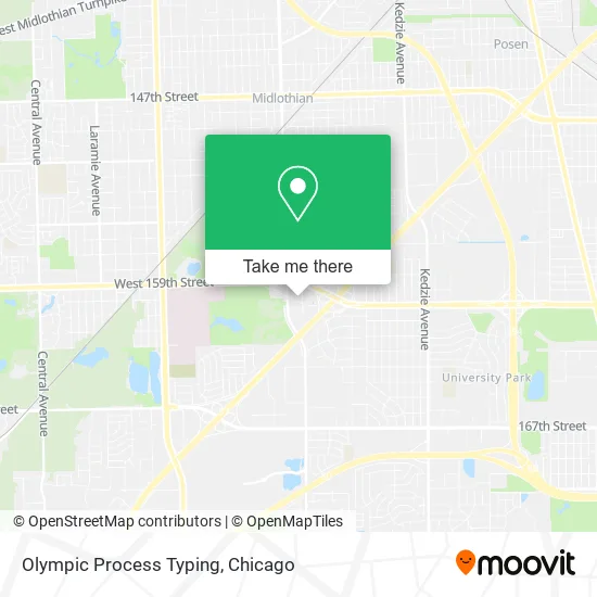 Olympic Process Typing map