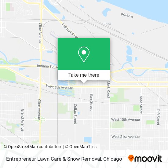 Mapa de Entrepreneur Lawn Care & Snow Removal