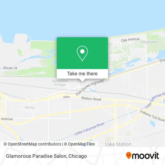 Glamorous Paradise Salon map