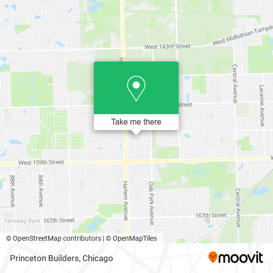 Princeton Builders map