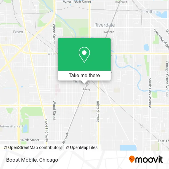 Boost Mobile map
