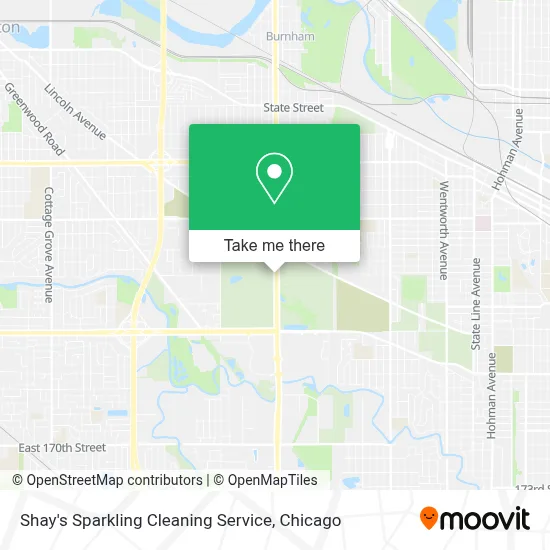 Shay's Sparkling Cleaning Service map