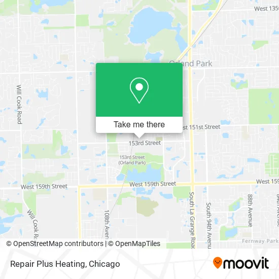 Repair Plus Heating map