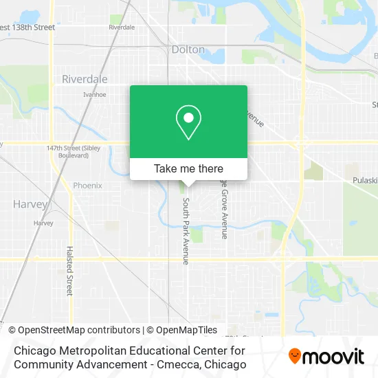 Chicago Metropolitan Educational Center for Community Advancement - Cmecca map