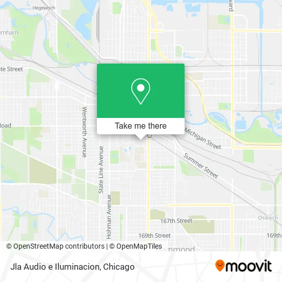 Jla Audio e Iluminacion map