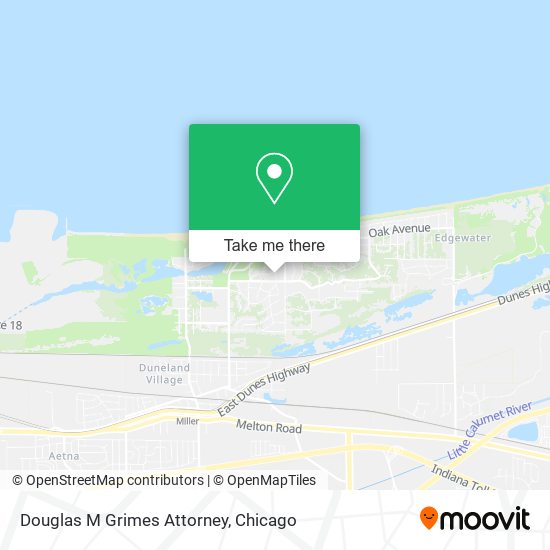 Douglas M Grimes Attorney map