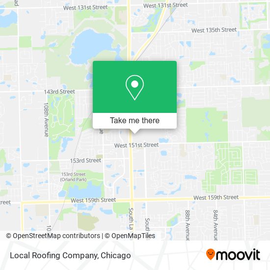Local Roofing Company map