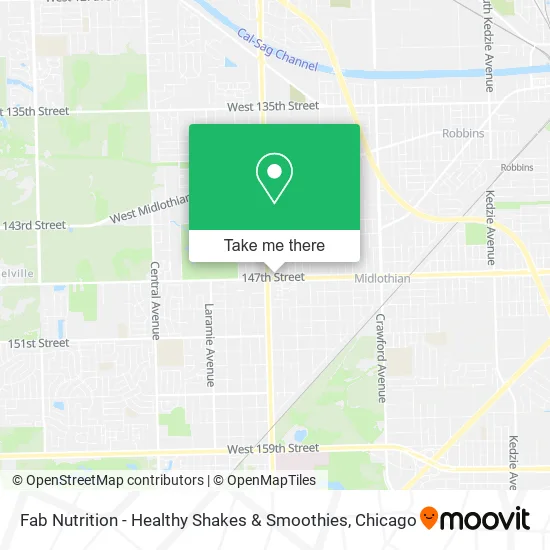 Fab Nutrition - Healthy Shakes & Smoothies map