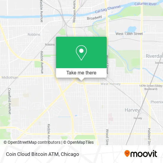 Coin Cloud Bitcoin ATM map