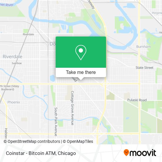 Mapa de Coinstar - Bitcoin ATM