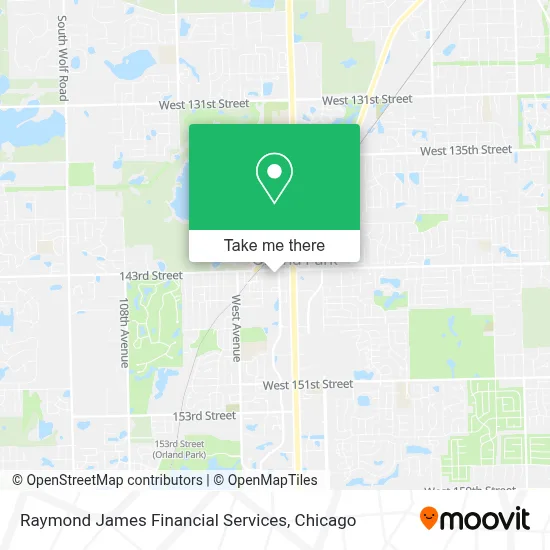 Raymond James Financial Services map