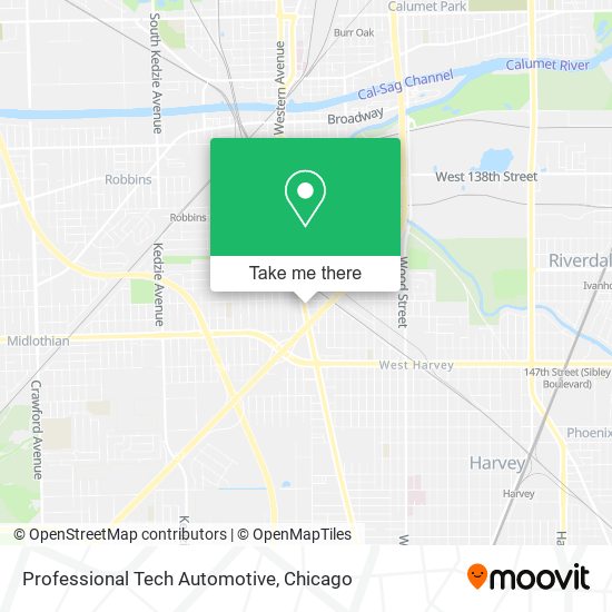 Mapa de Professional Tech Automotive