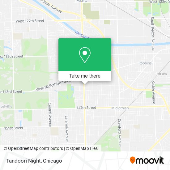 Tandoori Night map