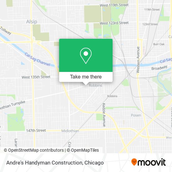 Mapa de Andre's Handyman Construction