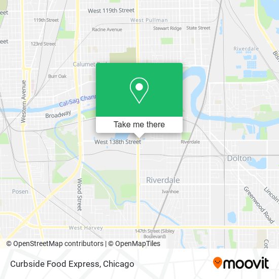 Curbside Food Express map