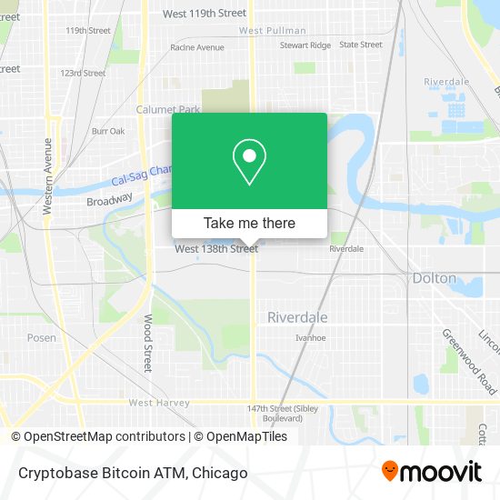 Mapa de Cryptobase Bitcoin ATM