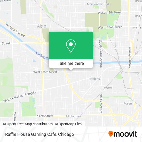 Mapa de Raffle House Gaming Cafe