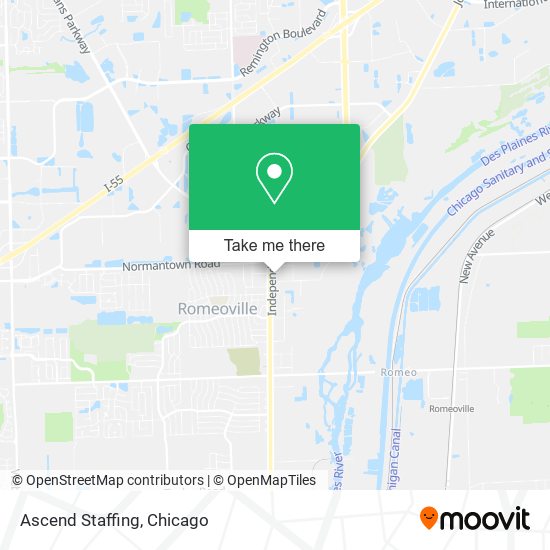 Ascend Staffing map