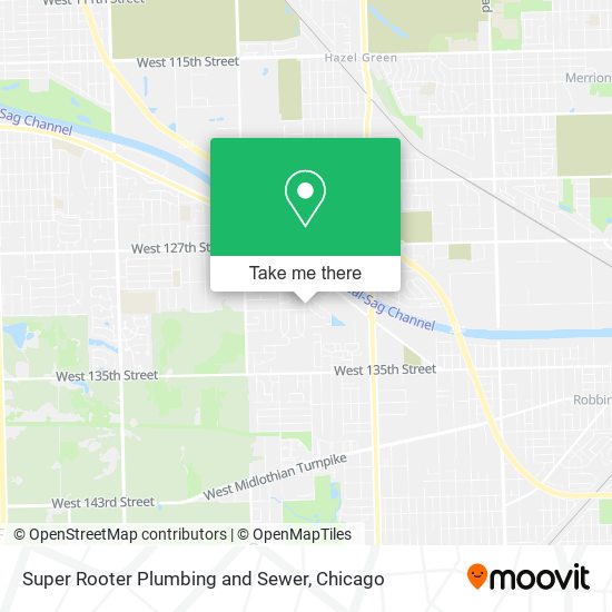 Super Rooter Plumbing and Sewer map