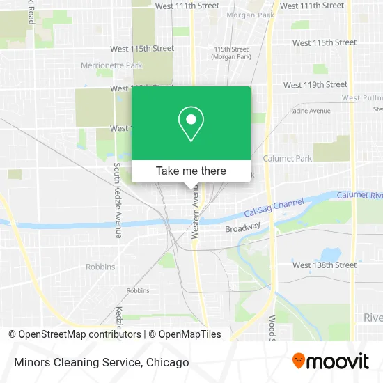 Minors Cleaning Service map