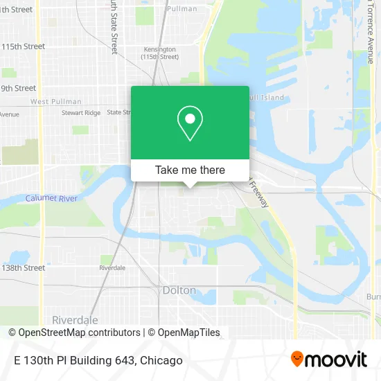 E 130th Pl Building 643 map