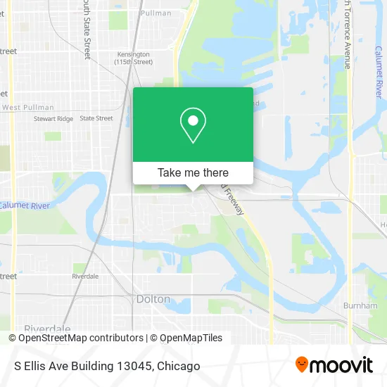 S Ellis Ave Building 13045 map