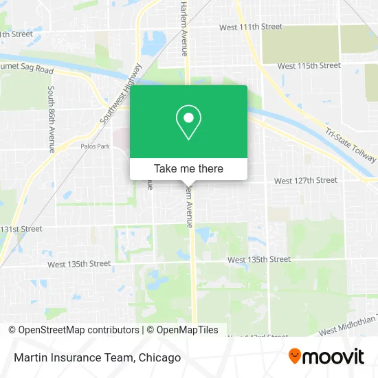 Martin Insurance Team map