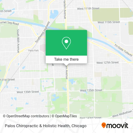 Palos Chiropractic & Holistic Health map