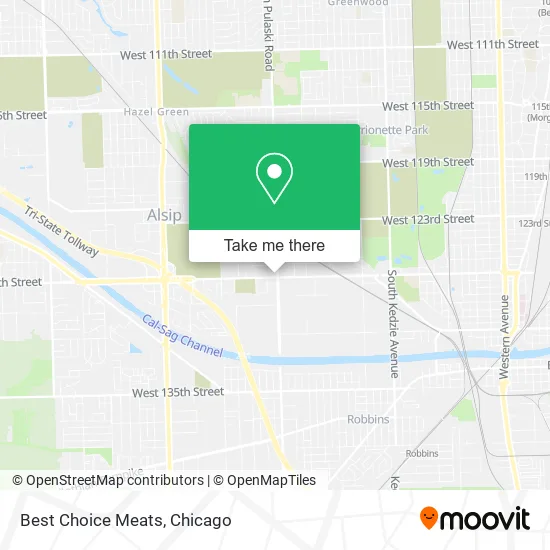 Best Choice Meats map