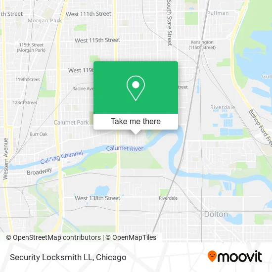 Security Locksmith LL map