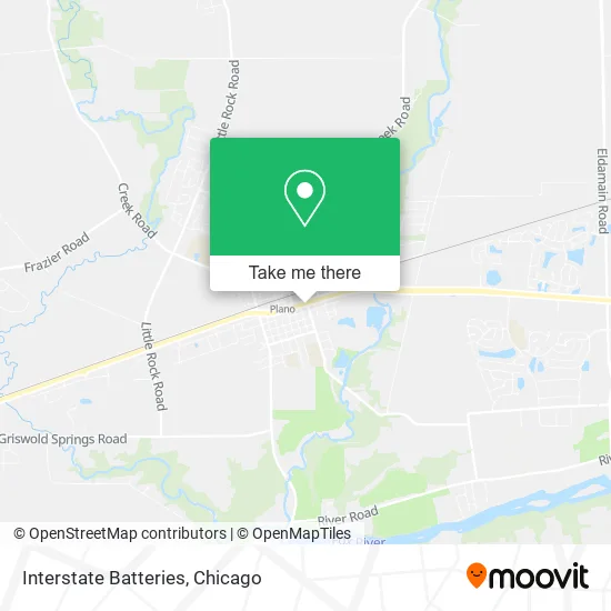 Interstate Batteries map