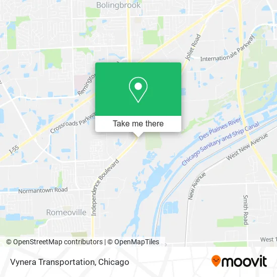 Vynera Transportation map