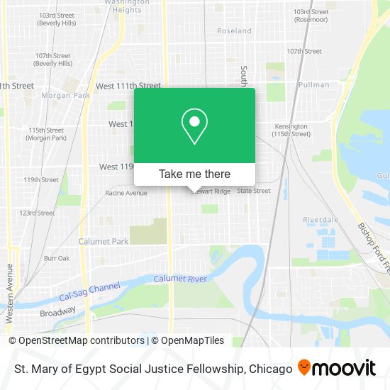 St. Mary of Egypt Social Justice Fellowship map