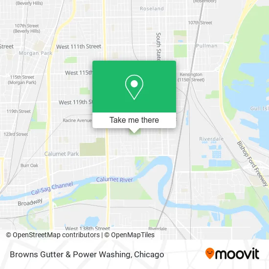 Browns Gutter & Power Washing map