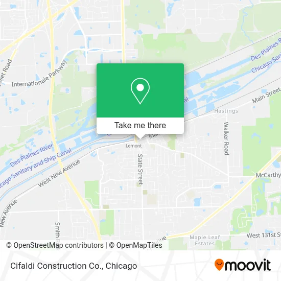 Cifaldi Construction Co. map